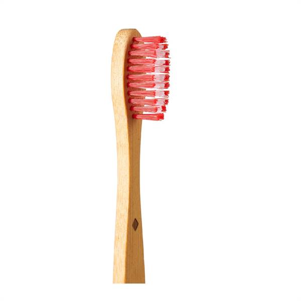 Bamboo Toothbrush Standard Adult - Red